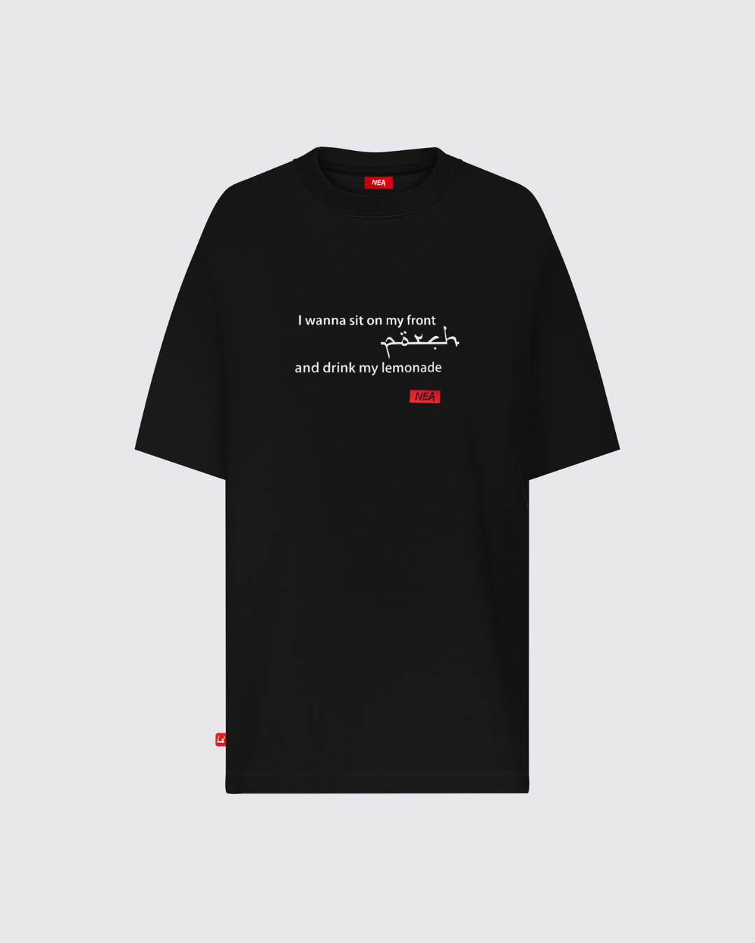 CAMISETA OVERSIZE LIFESTYLE NEGRO NEA